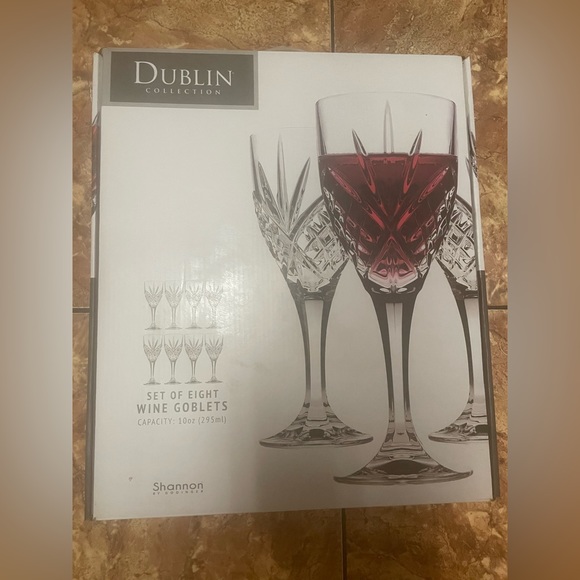 Godinger Dining Godinger Dublin Collection Crystal Goblets Set